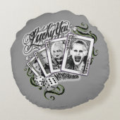 自殺の分隊幸運な| ""トランプ ラウンドクッション (裏面)