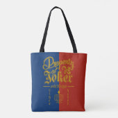 自殺の分隊気紛れな| Puddin トートバッグ (裏面)