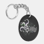 自殺の分隊|のジョーカーのスカル-ハハ キーホルダー (正面左)