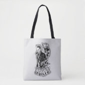 自殺の分隊|のジョーカー及びハーレーのエアブラシの入れ墨 トートバッグ (正面)