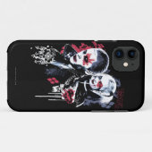 自殺の分隊|のジョーカー及びハーレーの色彩の鮮やかな落書き Case-Mate iPhoneケース (裏面(横))