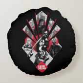 自殺の分隊|のタスクフォースXの日本人のグラフィック ラウンドクッション (裏面)