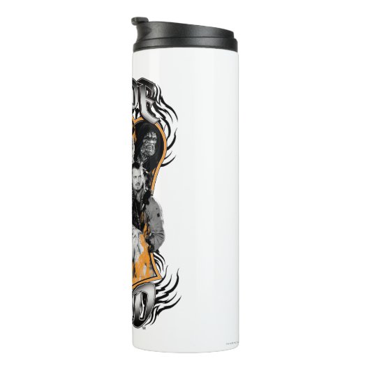 自殺の分隊|のタスクフォースXの種族の入れ墨 タンブラー (回転右)