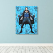 自殺の分隊|のブーメランの漫画本の芸術 キャンバスプリント (インサイチュ (ウッドフロア))