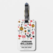 自殺の分隊|の友人は永久に模造します ラゲッジタグ (裏面縦)