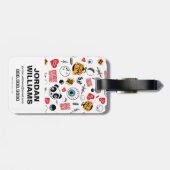 自殺の分隊|の友人は永久に模造します ラゲッジタグ (裏面横)