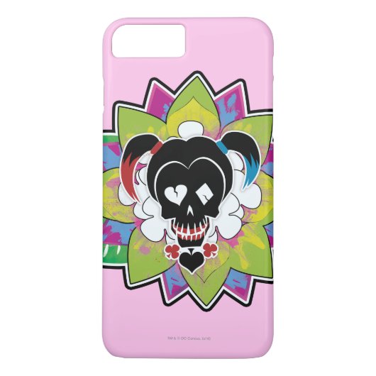 自殺の分隊|ハーレークウィンのスカルの入れ墨の芸術 Case-Mate iPhoneケース (裏面)