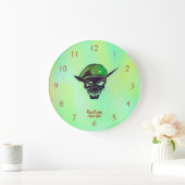 自殺の分隊|リックの旗の頭部アイコン ラージ壁時計 (ホーム)