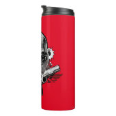 自殺の分隊| Deadshotのマスク及び銃の入れ墨の芸術 タンブラー (回転右)