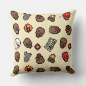 自殺の分隊| Deadshot Emojiパターン クッション (裏面)