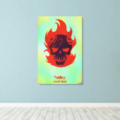 自殺の分隊| Diabloのヘッドアイコン キャンバスプリント (インサイチュ (ウッドフロア))