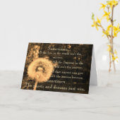 自殺の損失のための悔やみや弔慰 カード (黄色い花)