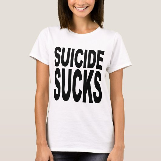 自殺の最低 Tシャツ (正面)