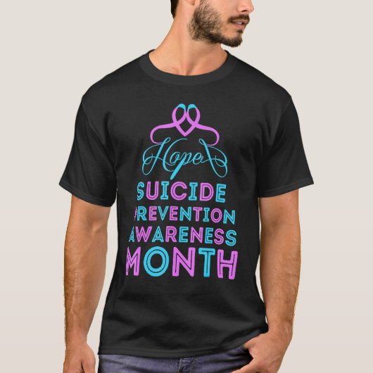 自殺の考え自殺の感情認識度前 Tシャツ (正面)