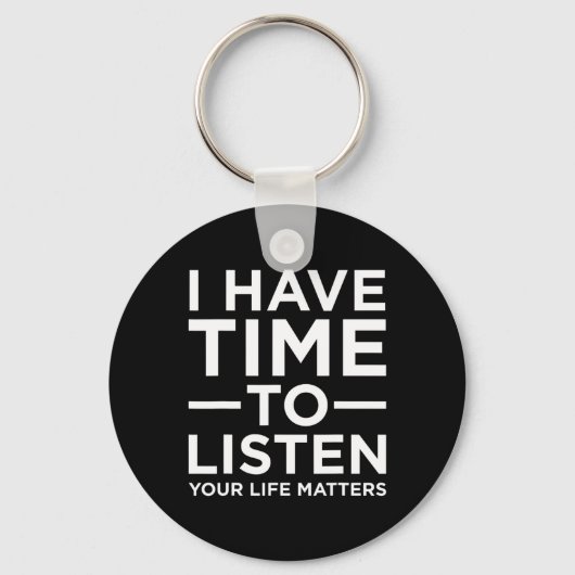 自殺の聞認識度支援に時間を持つ キーホルダー (正面)