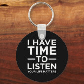 自殺の聞認識度支援に時間を持つ キーホルダー (正面)