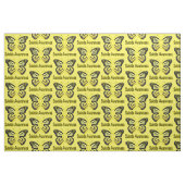 自殺の蝶認識度のリボン ファブリック (ファットクウォーター)