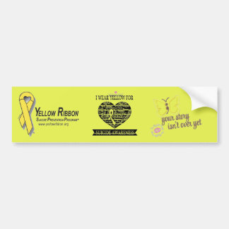 自殺の認識度および防止のバンパーステッカー バンパーステッカー