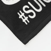 自殺の防止認識度のステイ物語は愛されていない フリースブランケット (角)