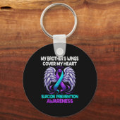 自殺の防止認識度兄弟が私を覆う キーホルダー (正面)