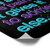 自殺は痛みを遠くに和らげる認識度 ポスター (角)