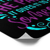 自殺は痛みを遠くに和らげる認識度 ポスター (角)