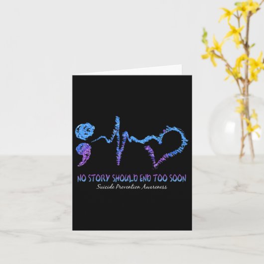 自殺を防ぐためには、あまりにも早く終わるべき話 カード (黄色い花)