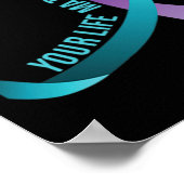 自殺を防ぐための人生の問題 ポスター (角)