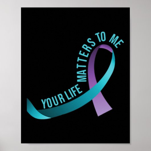 自殺を防ぐための人生の問題 ポスター (正面)