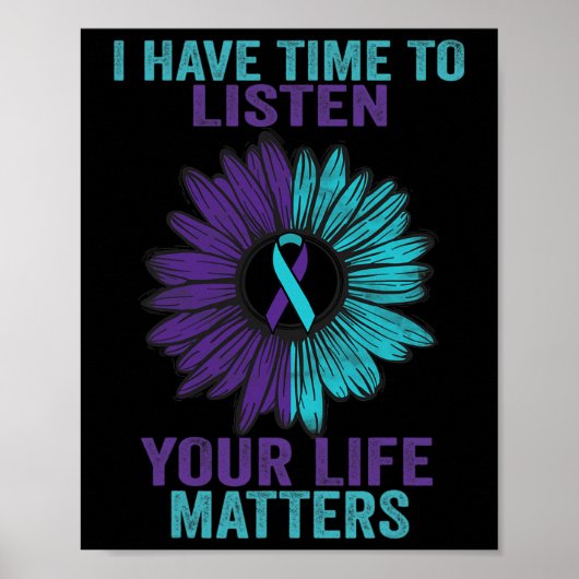 自殺を防聞止する認識度Sがある ポスター (正面)