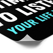 自殺を防聞止する認識度Sがある ポスター (角)