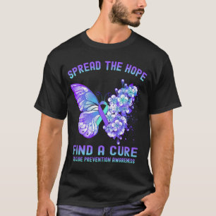 自殺予防の治療を期待を広める Tシャツ