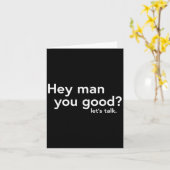 自殺予防メンタルヘルス認識度ヘイ・マン カード (黄色い花)