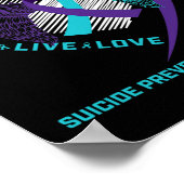 自殺予防意識を高めるギフト 愛する記憶 B ポスター (角)