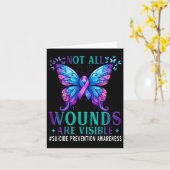 自殺予防認識度すべての傷がViではない カード (黄色い花)