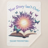 自殺予防　あなたの物語はまだ終わっていない シェルパブランケット (正面)