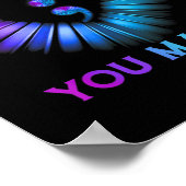 自殺問題の認識度と予防の半製品 ポスター (角)