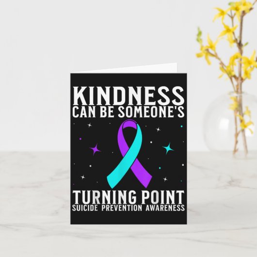 自殺対策の戦士 自殺予防に気づいて カード (黄色い花)