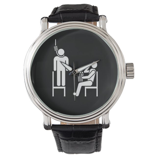 自殺時計 腕時計 (正面)