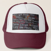 自殺状 キャップ (正面)