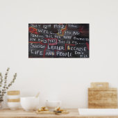 自殺状 ポスター (キッチン)