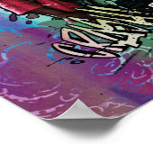 自殺班 |アマンダウォーラーキャラクターグラフィティ ポスター (角)