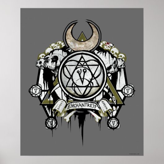自殺班 |エンチャントレスシンボルタトゥーアート ポスター (正面)