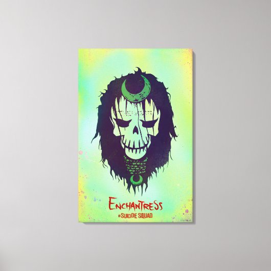 自殺班 |エンチャントレスヘッドアイコン キャンバスプリント (正面)