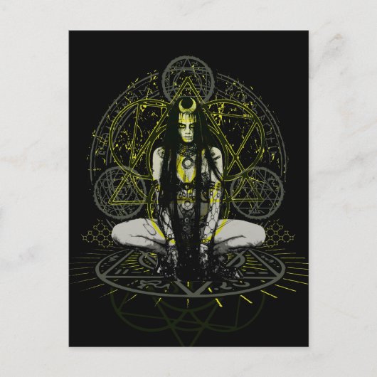 自殺班 |エンチャントレス魔法サークル ポストカード (正面)