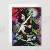 自殺班 |カタナキャラクターグラフィティ ポストカード (正面/裏面)