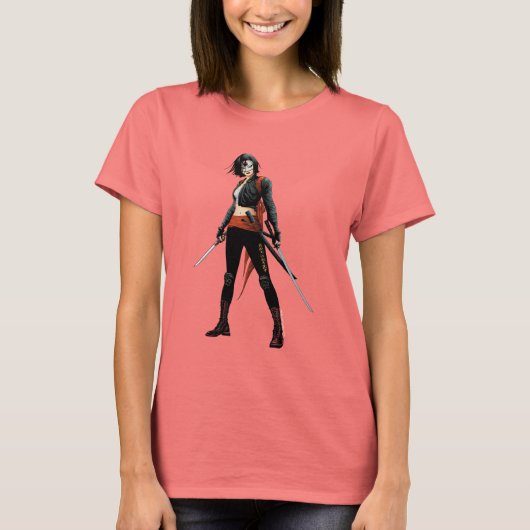自殺班 |カタナ漫画ブックアート Tシャツ (正面)