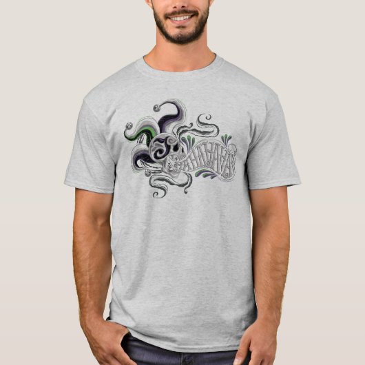 自殺班 |ジョーカースカル – ハハ Tシャツ (正面)