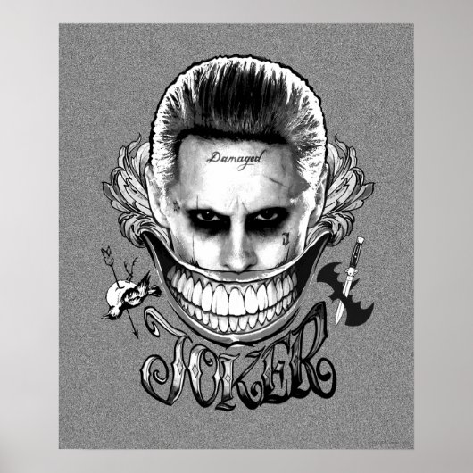 自殺班 |ジョーカースマイル ポスター (正面)