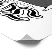 自殺班 |ジョーカータイポグラフィ写真 ポスター (角)